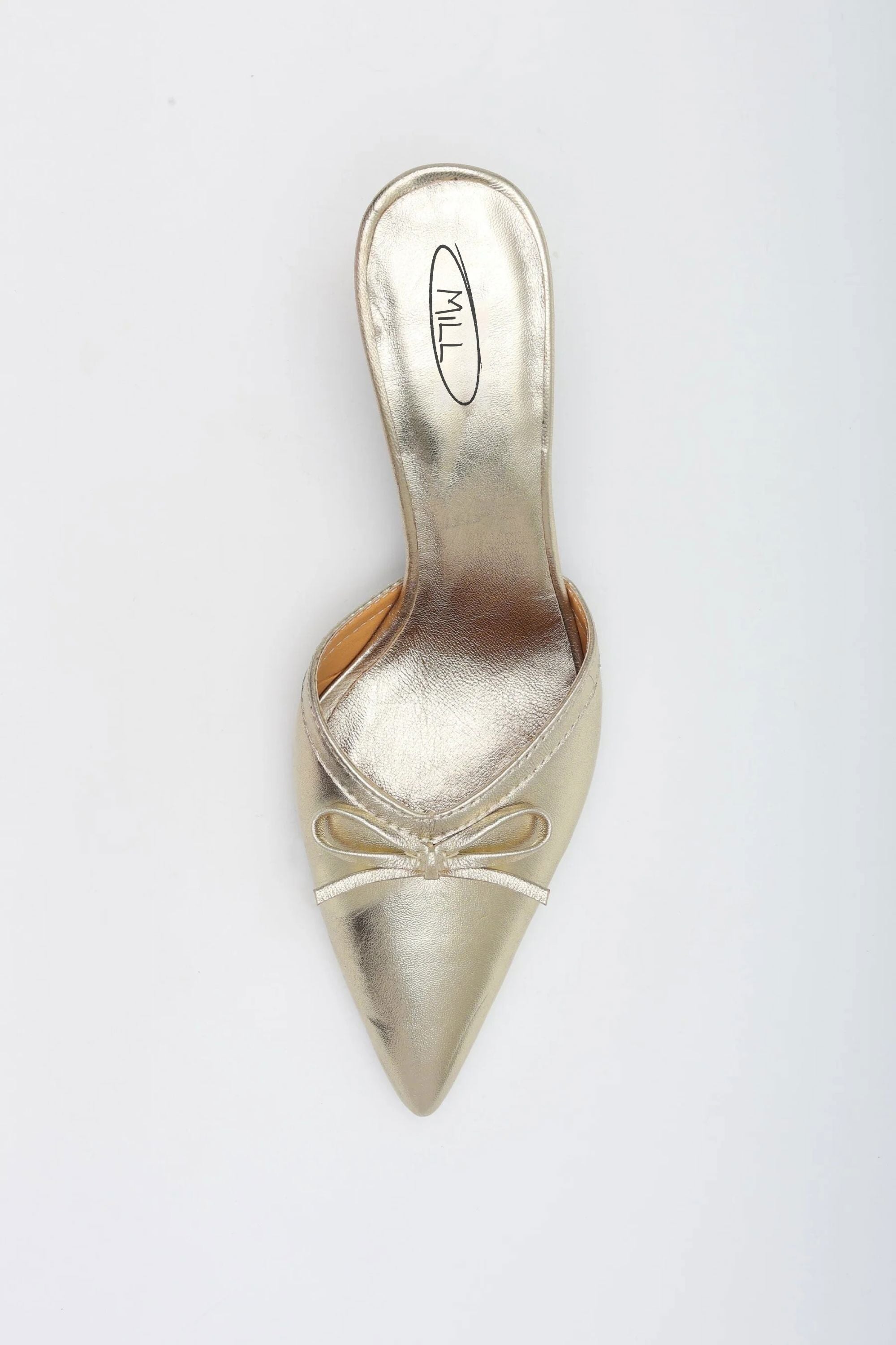 Rogue Sculpted Heels in Champagne