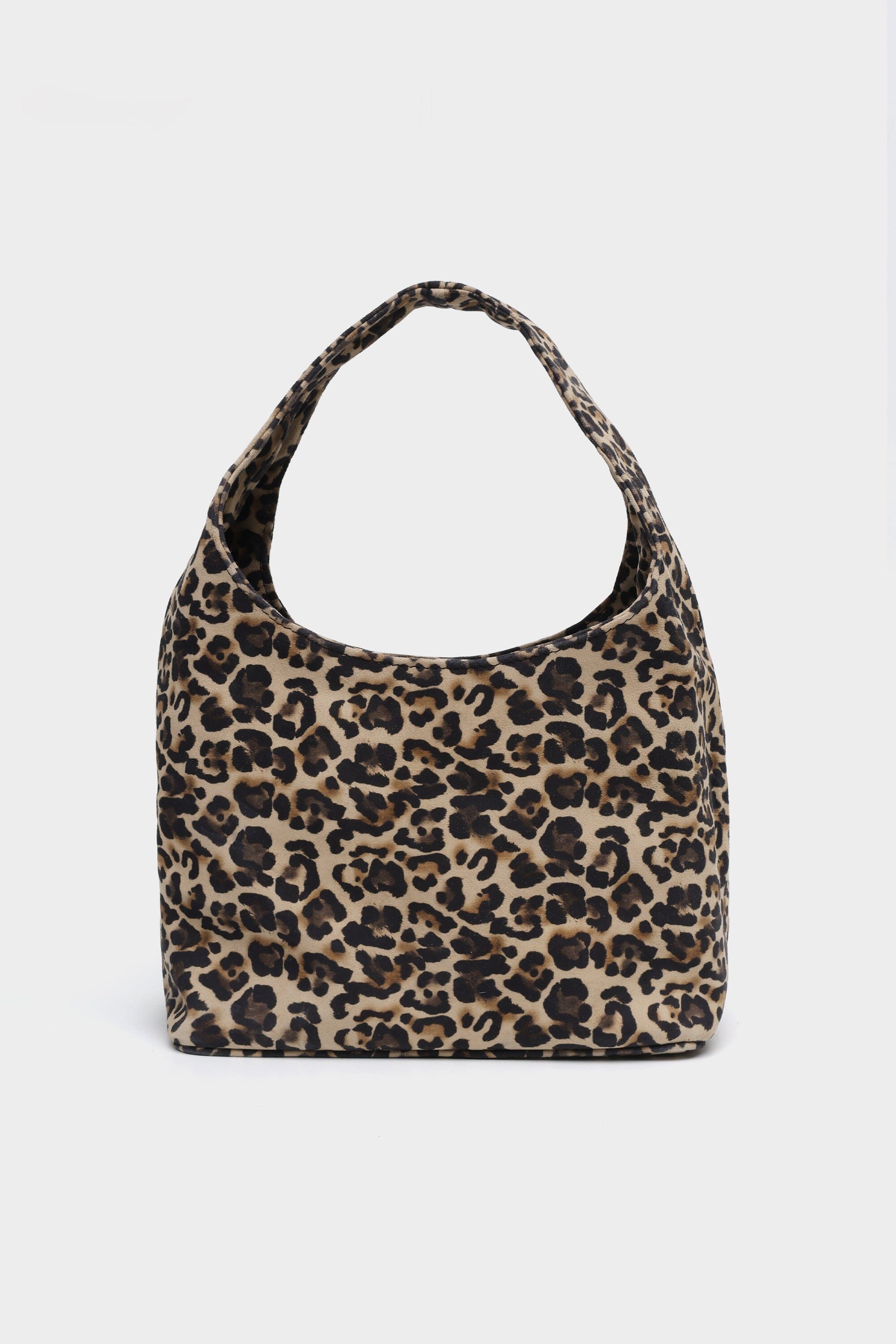Classic Hobo Bag in Beige Leopard