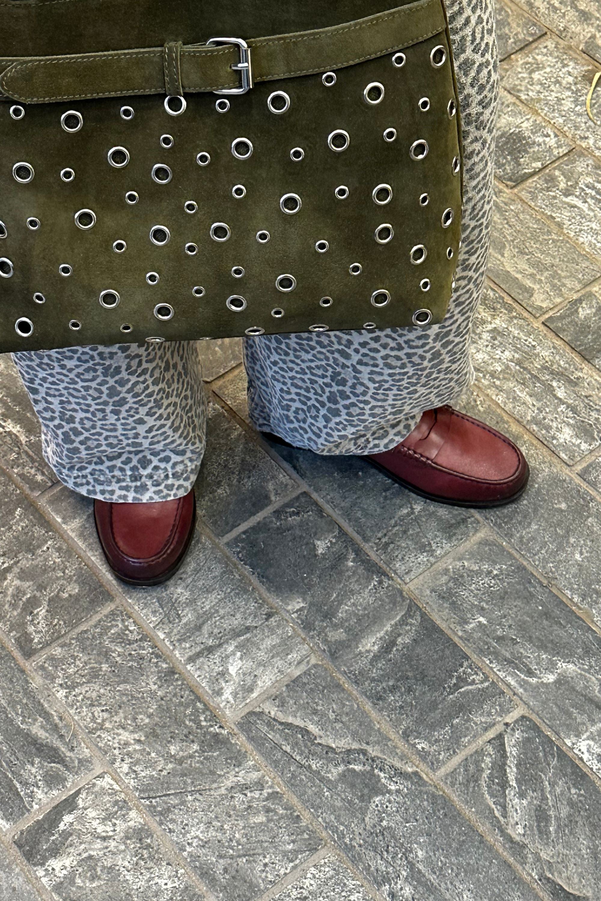 Classic Penny Cut Loafers in Bordeaux