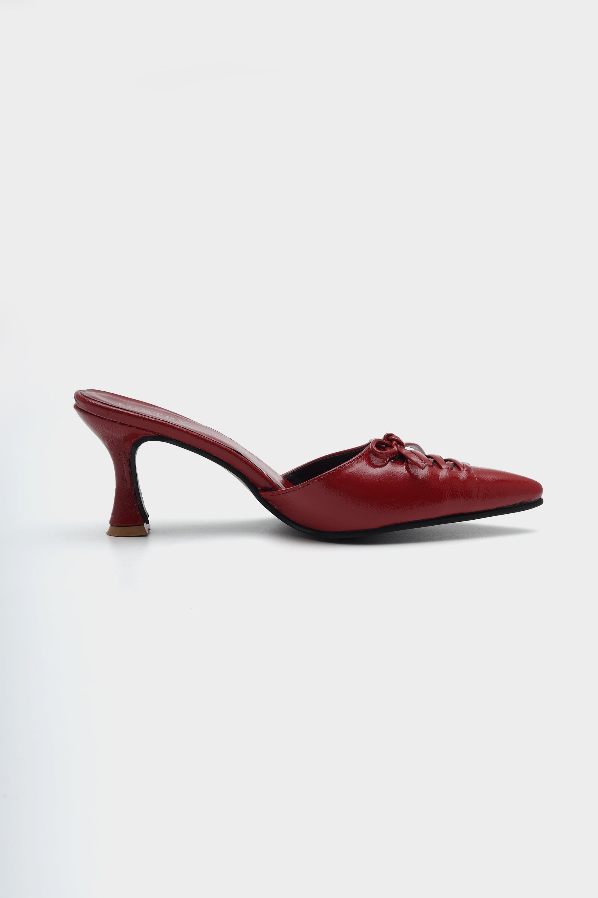 Tapered Heels in Crimson