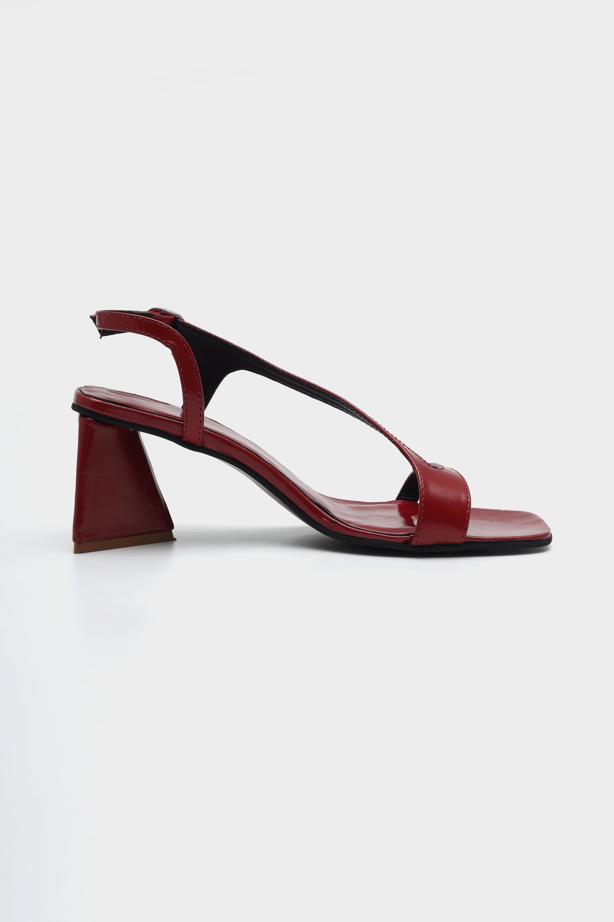 Valentina Heels in Crimson
