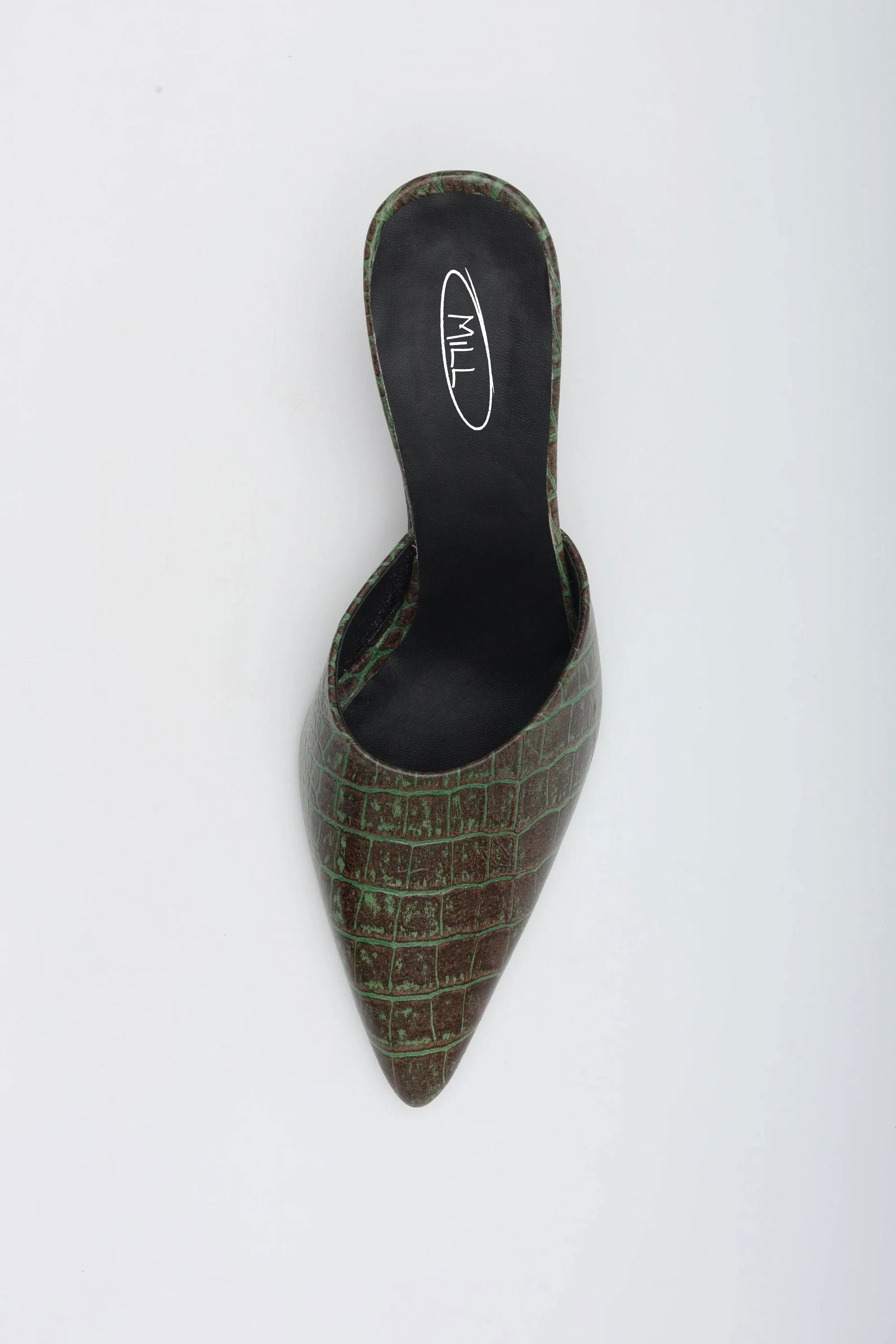 Patina Heels in Rare Green