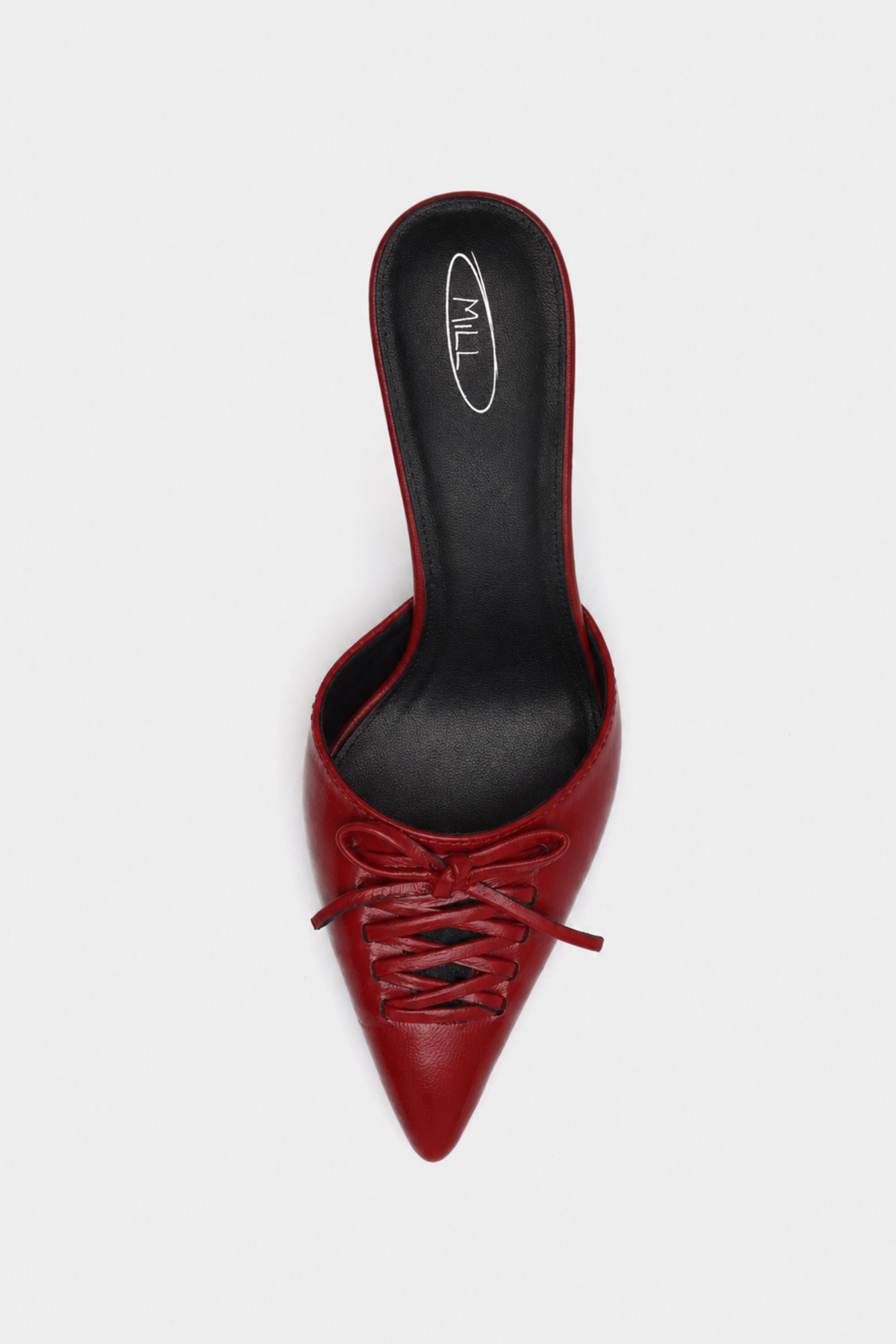 Tapered Heels in Crimson