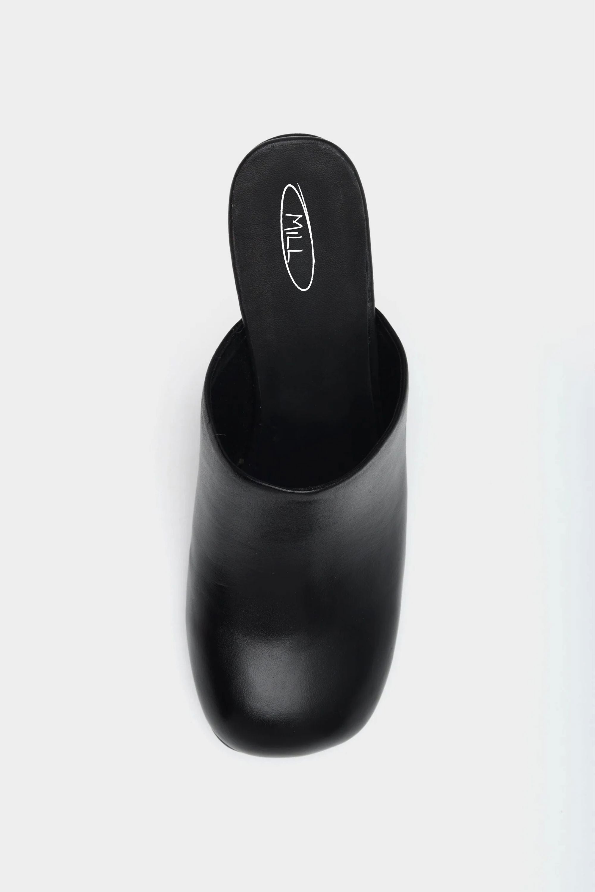 Dune Clog Heels in Onyx