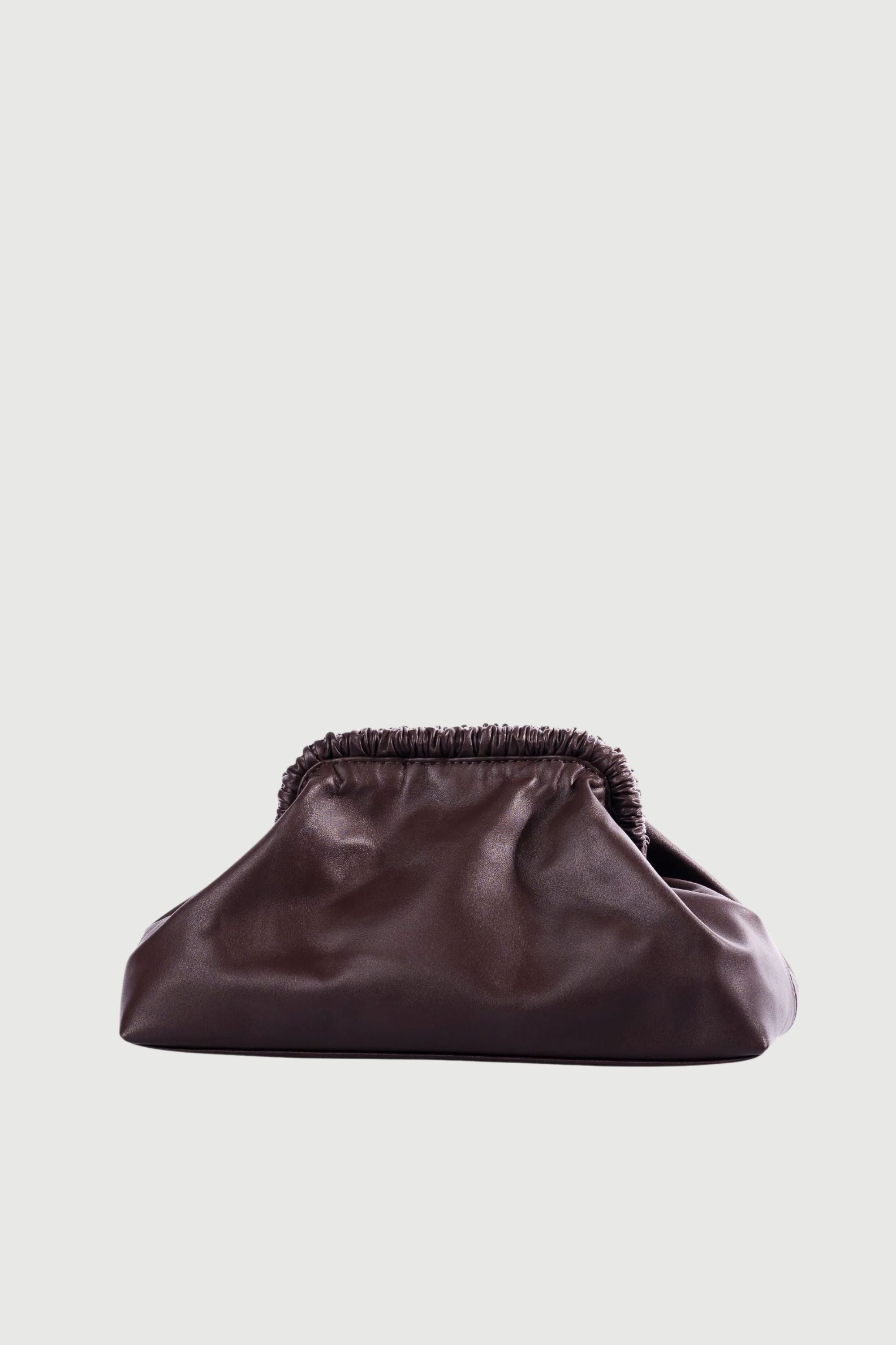 Slouch Clutch in Brown
